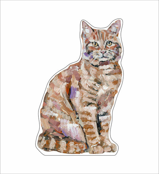 Ginger Cat | 0.50in. Acrylic Mini | Case of 25
