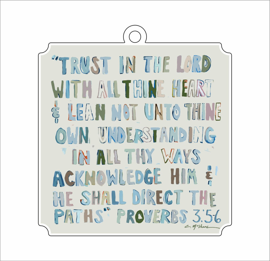 Proverbs Neutral | 0.25in. Acrylic Ornament | Case of 25