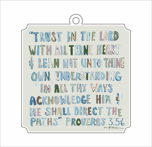 Proverbs Neutral | 0.25in. Acrylic Ornament | Case of 25