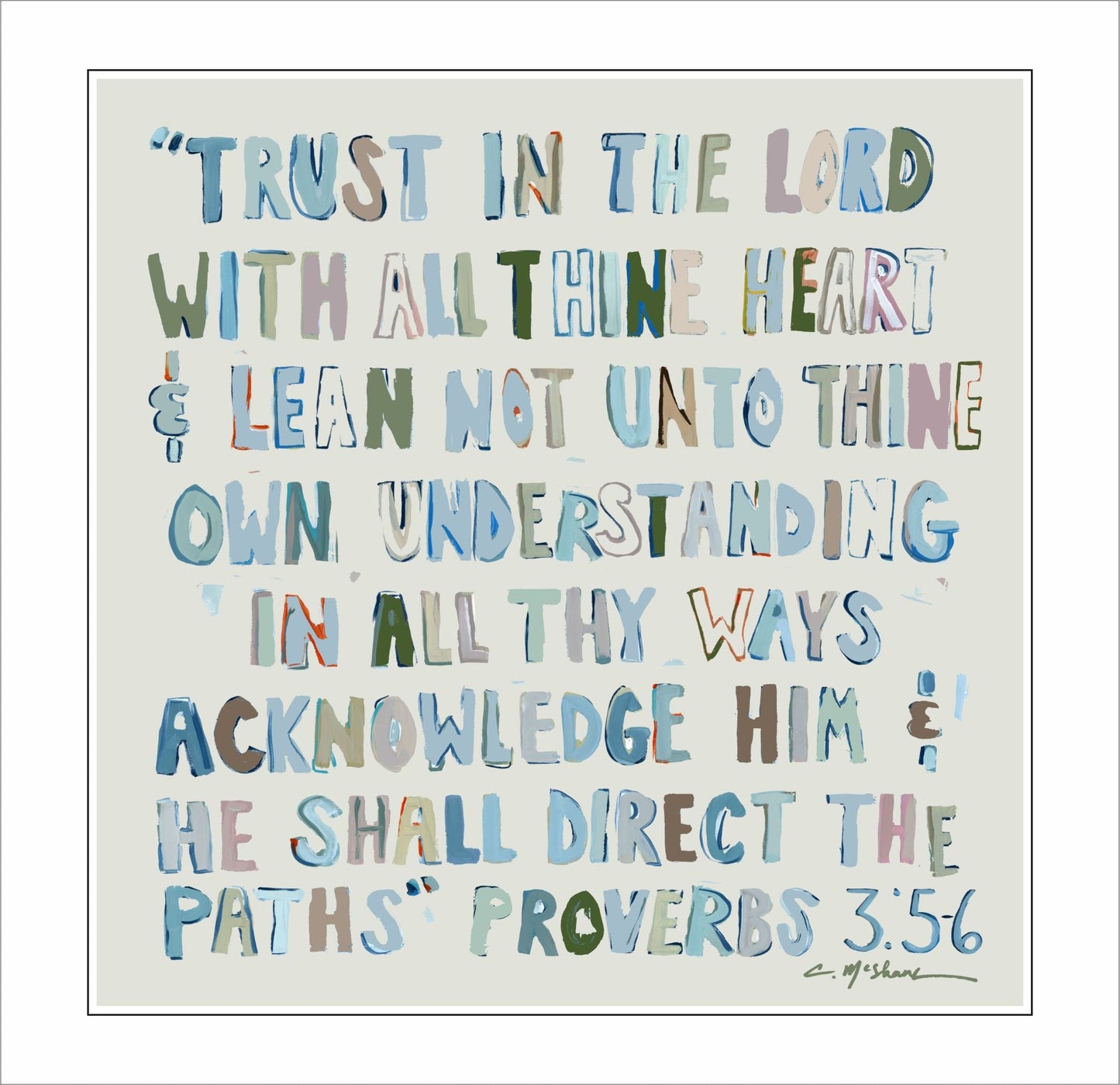 Proverbs Neutral | 0.75in. Acrylic Cutout | Case Bundle any 10+