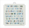 Numbers Neutral | 0.25in. Acrylic Ornament | Case of 25