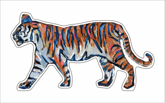 Tiger Blue Standing | 0.25in. Acrylic Ornament | Mix and Match (any 10+)