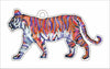 Tiger Purple & Orange Standing | 0.25in. Acrylic Ornament | Case of 25
