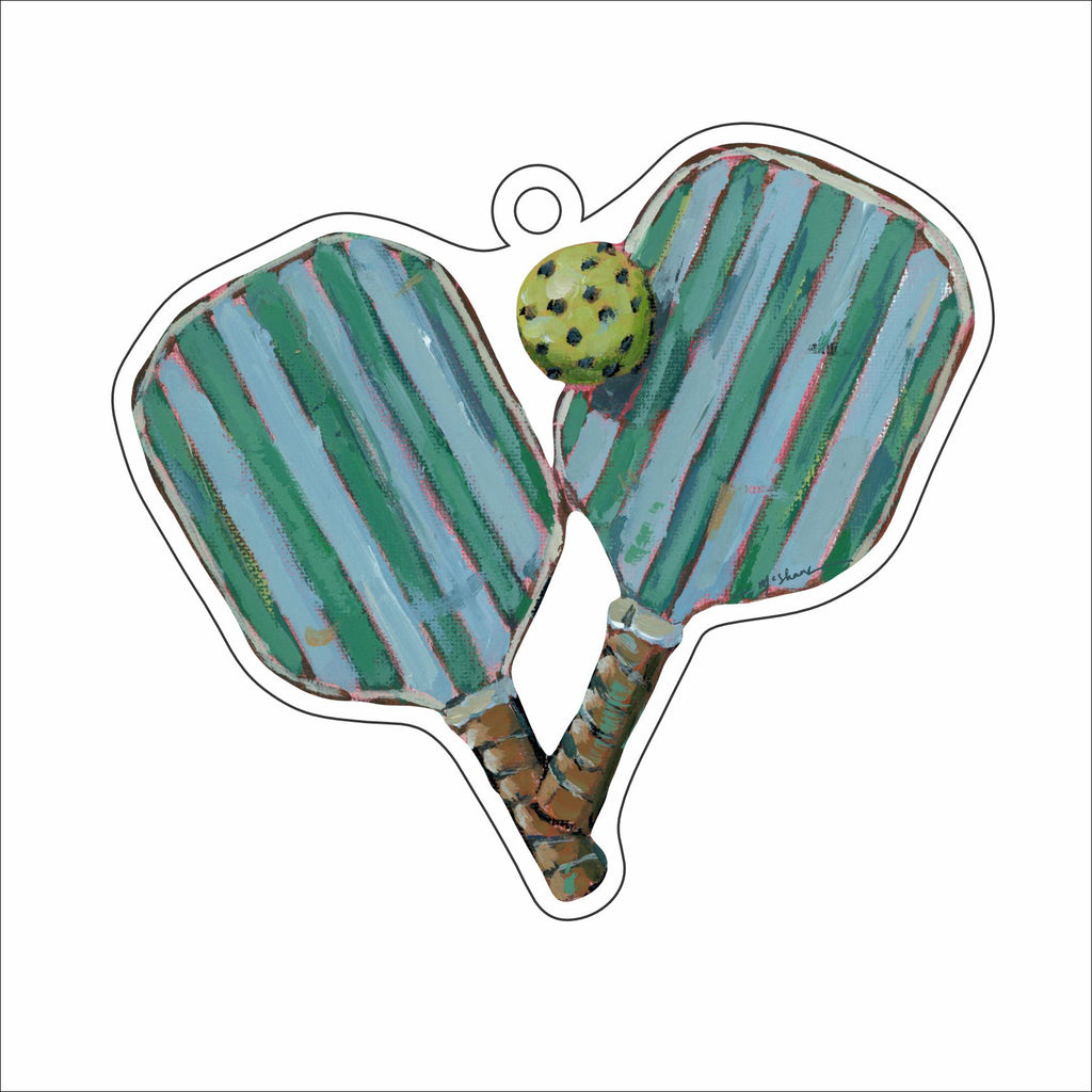 Pickleball | 0.25in. Acrylic Ornament | Mix and Match (any 10+)