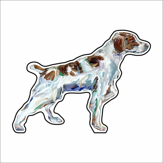 CMS-853-C10 Brittany Spaniel Button | 0.125Acrylic Button | Case of 10
