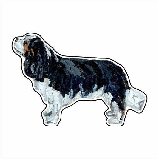 CMS-862-C10 Cavalier King Charles Tri Button | 0.125Acrylic Button | Case of 10