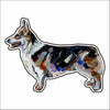 CMS-752-C10 Corgi Tri Sticker |  Removable | Case of 10