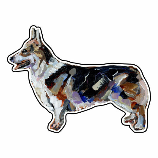 CMS-872-C10 Corgi Tri Button | 0.125Acrylic Button | Case of 10