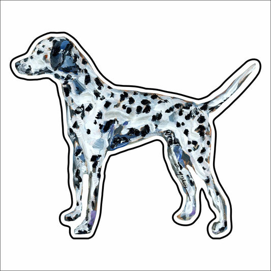 CMS-876-C10 Dalmatian Button | 0.125Acrylic Button | Case of 10