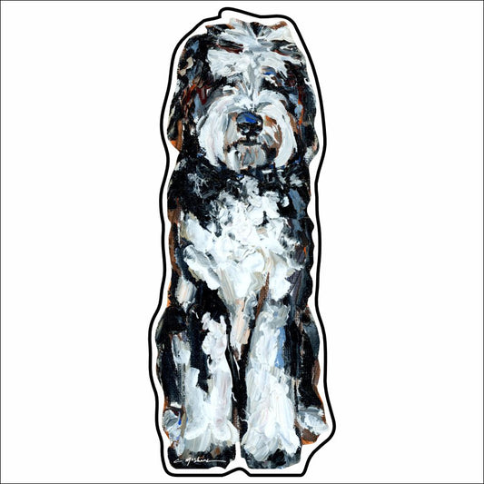 CMS-878-C10 Doodle Black and White Button | 0.125Acrylic Button | Case of 10