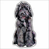 CMS-784-C10 Goldendoodle Chocolate Sticker |  Removable | Case of 10