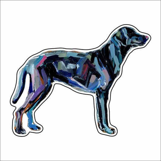 CMS-1038-C10 Lab Black Magnet | 0.125Acrylic Magnet | Case of 10