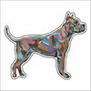 CMS-926-C10 Pitbull Abstract Button | 0.125Acrylic Button | Case of 10
