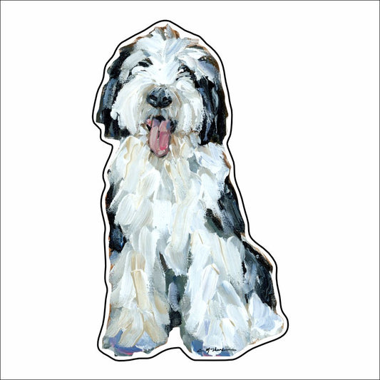 CMS-941-C10 Sheepadoodle I Button | 0.125Acrylic Button | Case of 10