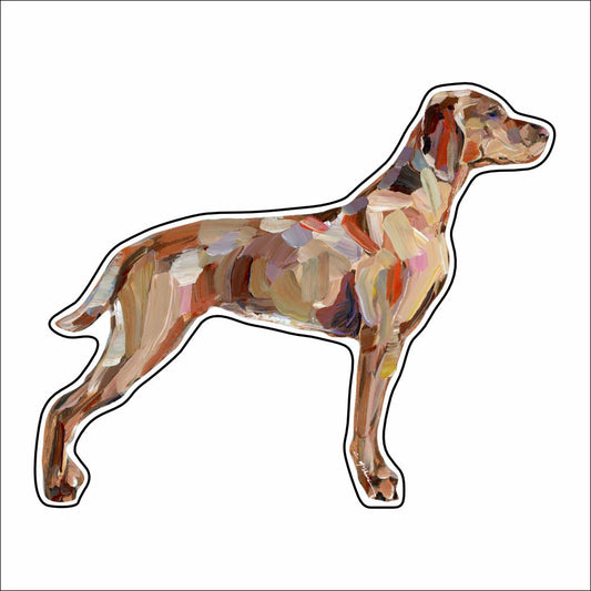 CMS-948-C10 Vizsla Button | 0.125Acrylic Button | Case of 10