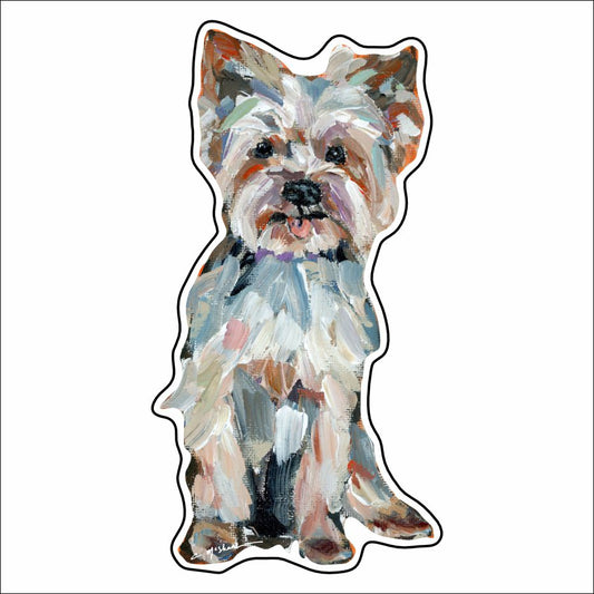 CMS-951-C10 Yorkie Light Button | 0.125Acrylic Button | Case of 10