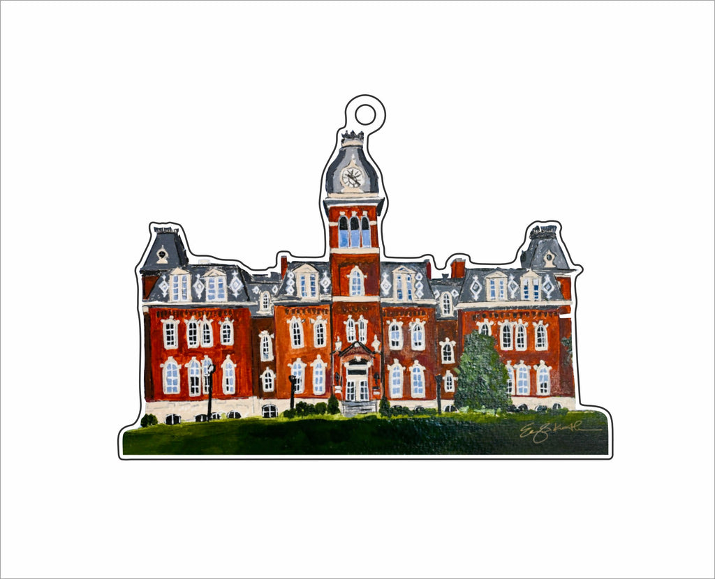 CNJ-012 Woodburn Building Ornament | 0.25Acrylic Ornament |