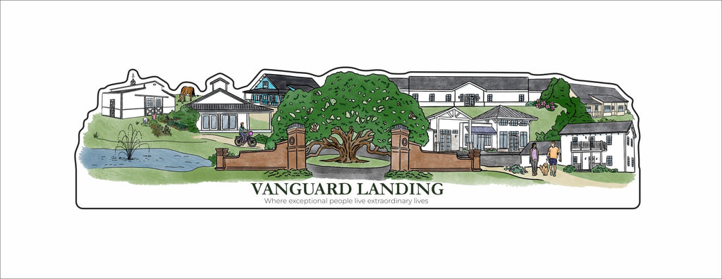 CRA-003  Vanguard Landing Skyline | 0.75Acrylic Contour |