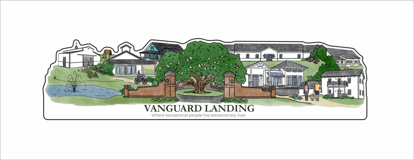 CRA-003  Vanguard Landing Skyline | 0.75Acrylic Contour |