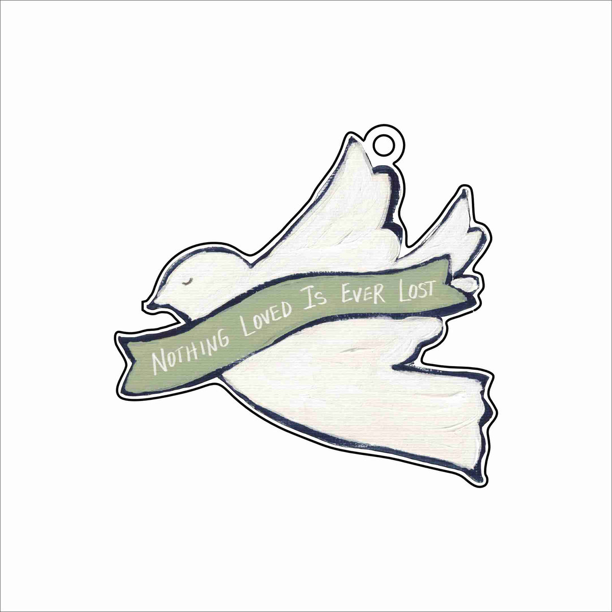 CRMG-008 Dove Ornament | 0.125Acrylic Ornament