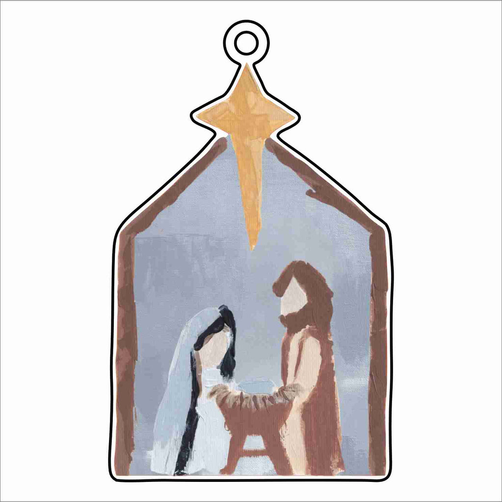 CRMG-011 Nativity Ornament | 0.125Acrylic Ornament