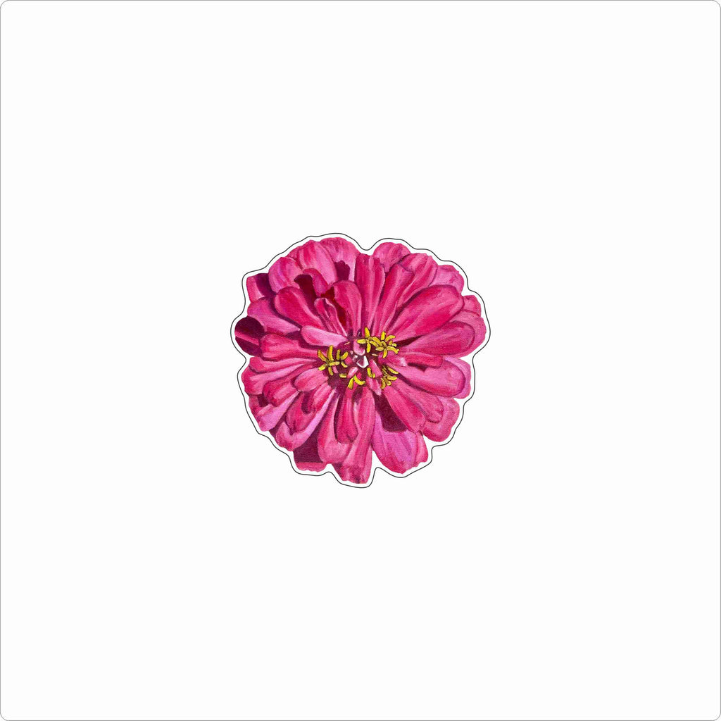CSR-006 Pink Flower Magnet | 0.125Acrylic Magnet