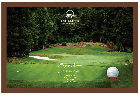 Cliffs at Walnut Cove | Hole in One Shadowbox | Hole 11