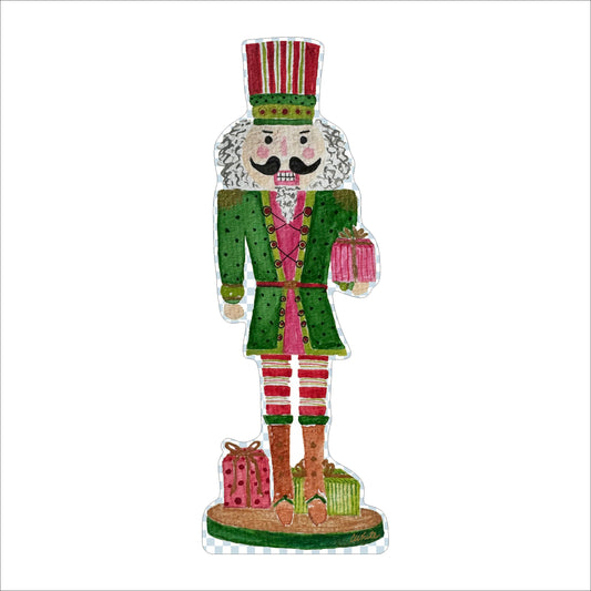Green Nutcracker | 0.75in. Acrylic Cutout | Single