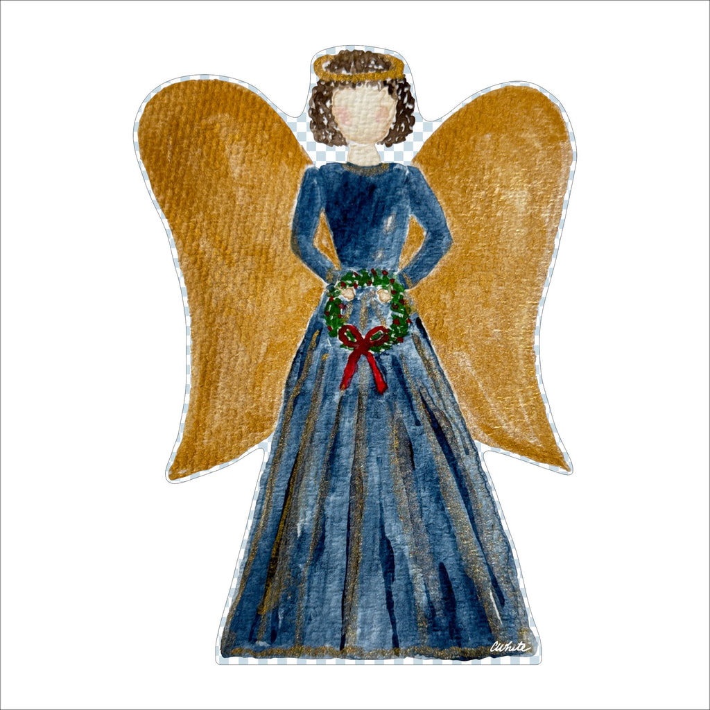 CWM-007 Margot Blue Angel | 0.75in. Acrylic Cutout | Single