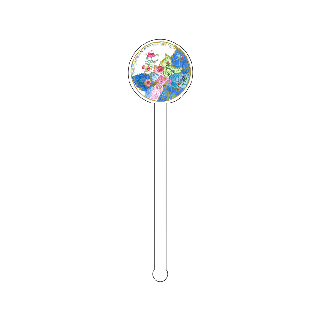 CWM-015 Tobacco Leaf Drink Stirrer | 0.125Acrylic Stirrer | Case of 25