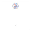 CWM-018 Blue & Orange Drink Stirrer | 0.125Acrylic Stirrer | Case of 25
