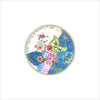 CWM-019 Tobacco Leaf Coaster | 0.50Acrylic Coaster with Clear Bumpers | Set of 4