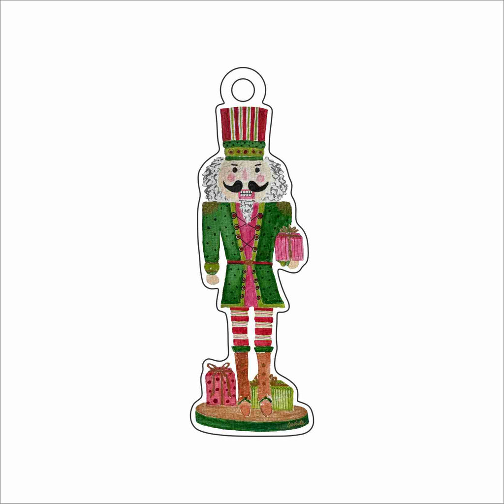 CWM-027 Green Nutcracker Ornament | 0.25Acrylic Ornament