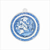 CWM-029 Blue Willow Plate Ornament | 0.25Acrylic Ornament