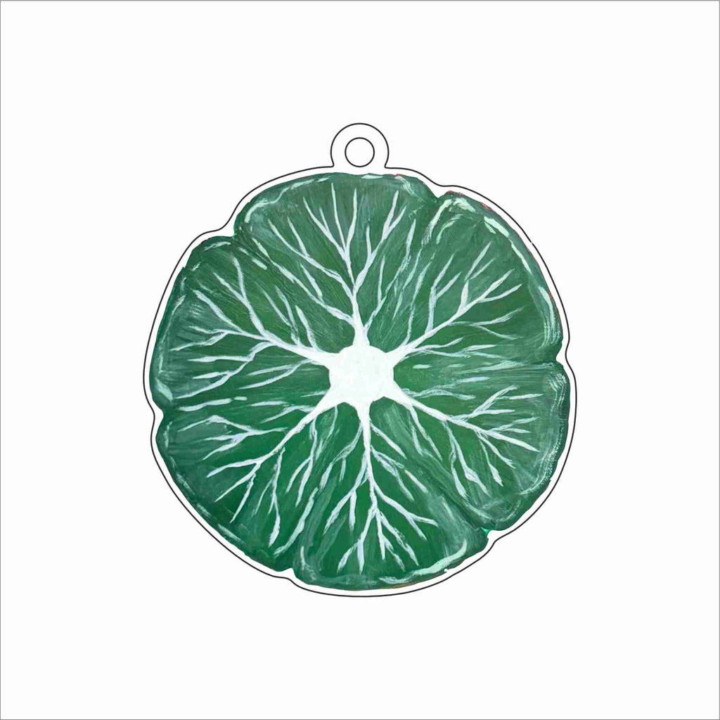 CWM-031 Cabbage Leaf Plate Ornament | 0.25Acrylic Ornament