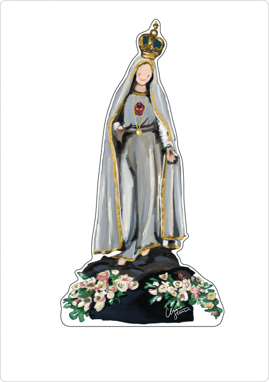 CWS-007 Our Lady of Fatima | 0.75Acrylic Mini |