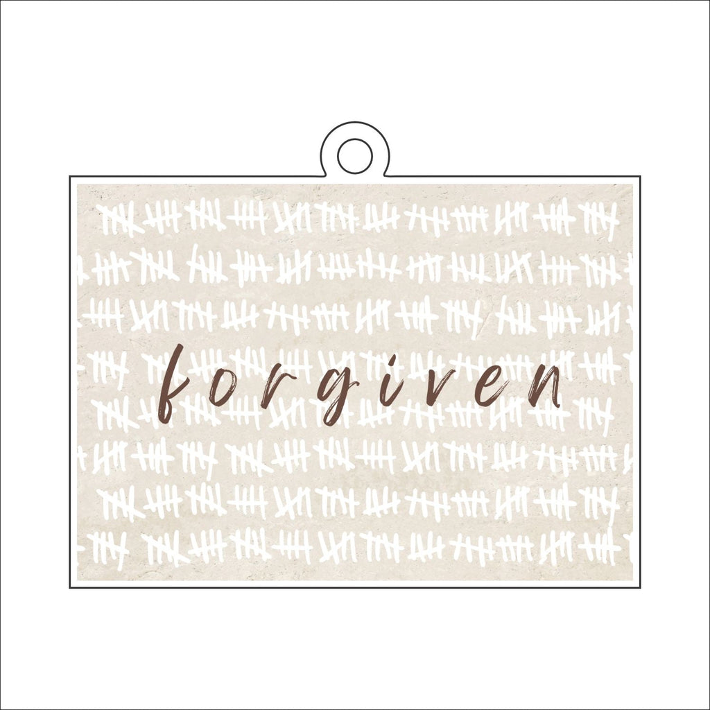 CYTA-108 Forgiven Ornament  | 0.25Acrylic Ornament | Case of 25