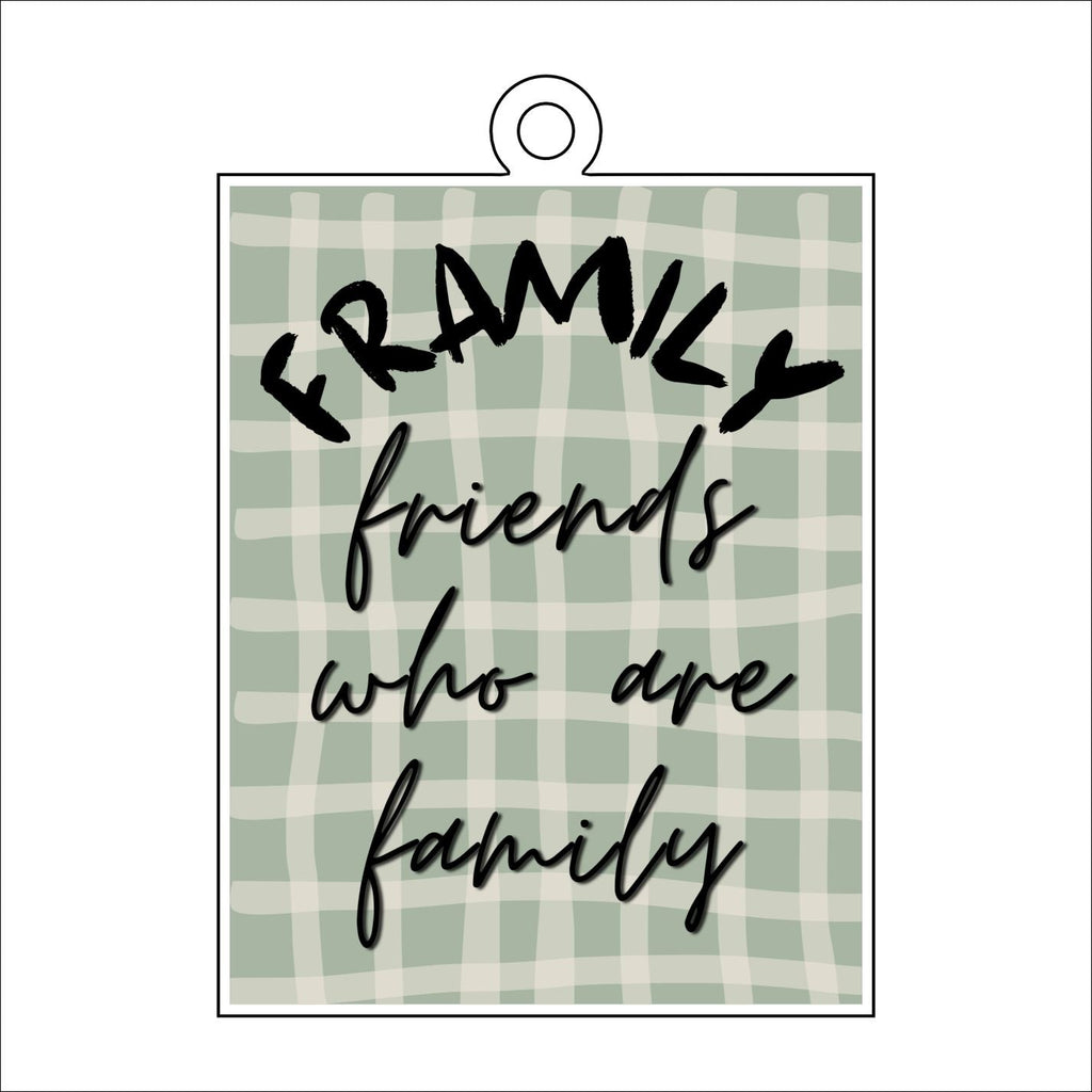 CYTA-114 Framliy Ornament  | 0.25Acrylic Ornament |
