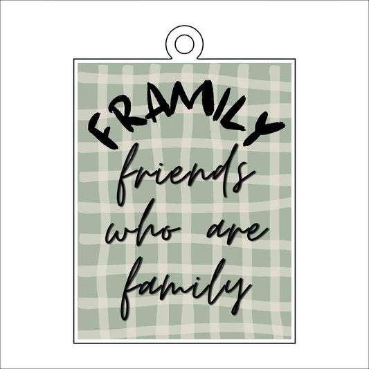 CYTA-114 Framliy Ornament  | 0.25Acrylic Ornament | Case of 25