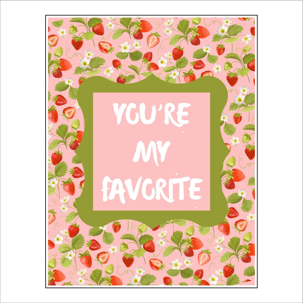 CYTA-121 You're My Favorite  | 0.75Acrylic Contour | Case of 25