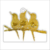 CYTA-126 Worry for the Birds Ornament | 0.25Acrylic Ornament | Case of 25