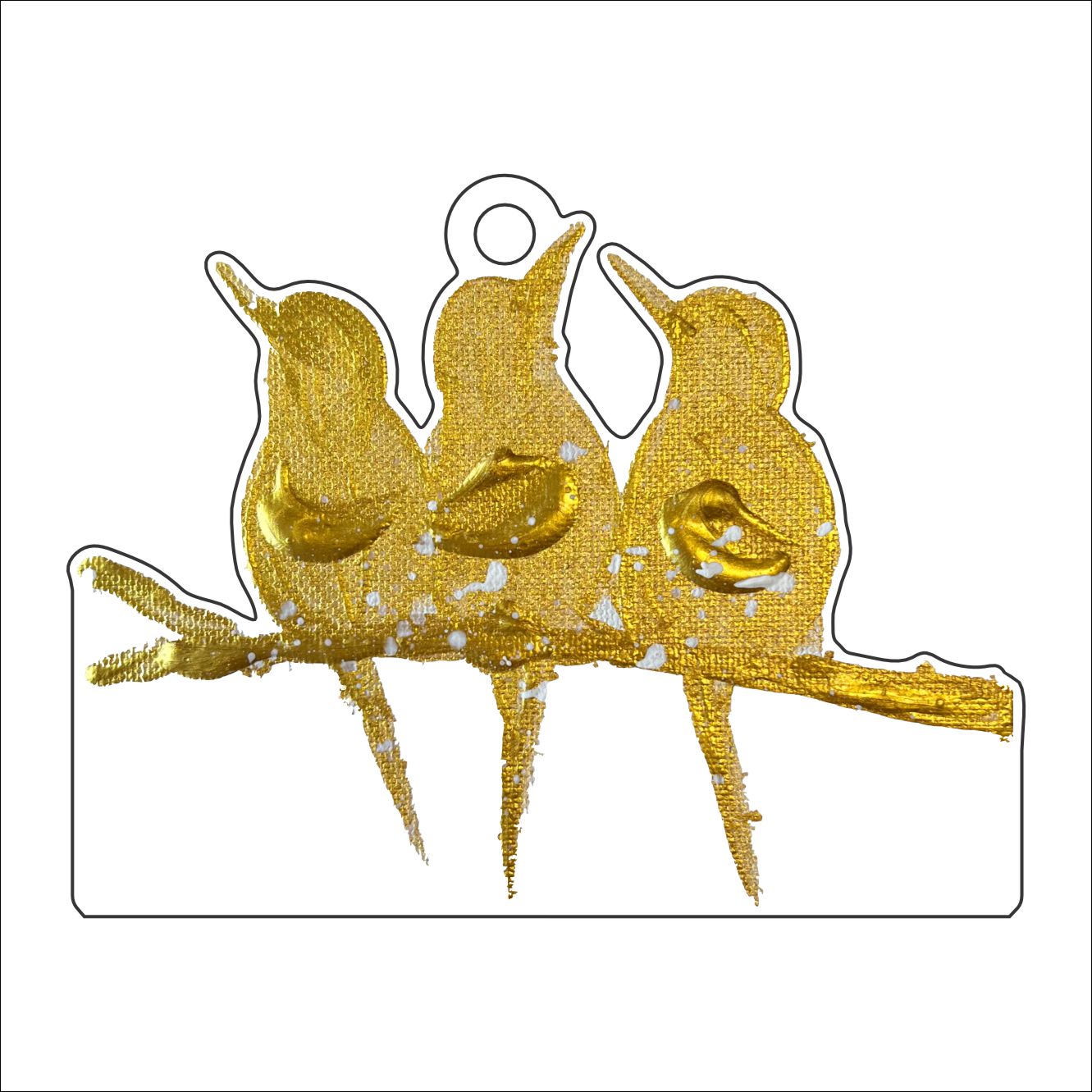 CYTA-126 Worry for the Birds Ornament | 0.25Acrylic Ornament | Case of 25