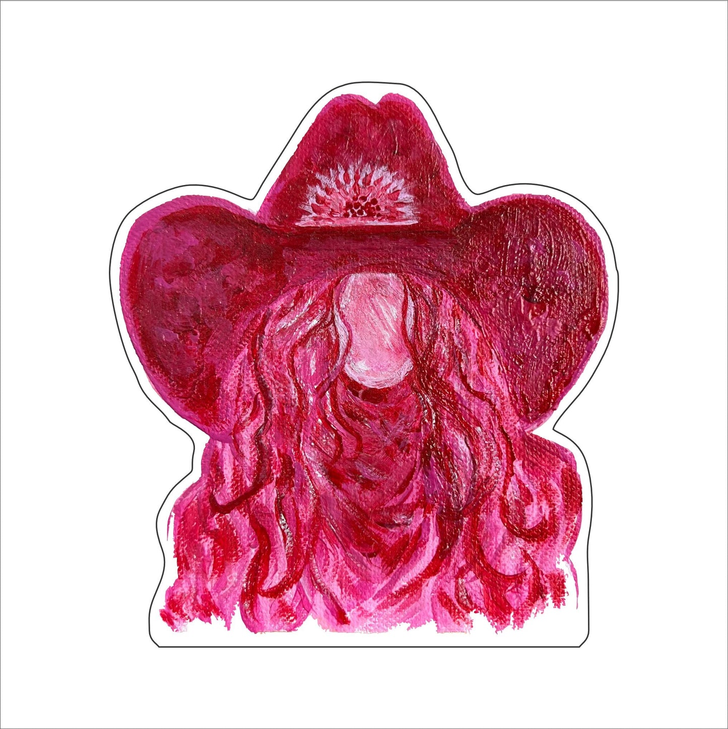 CYTA-128 Pink Cowgirl Mini | 0.50Acrylic Mini |