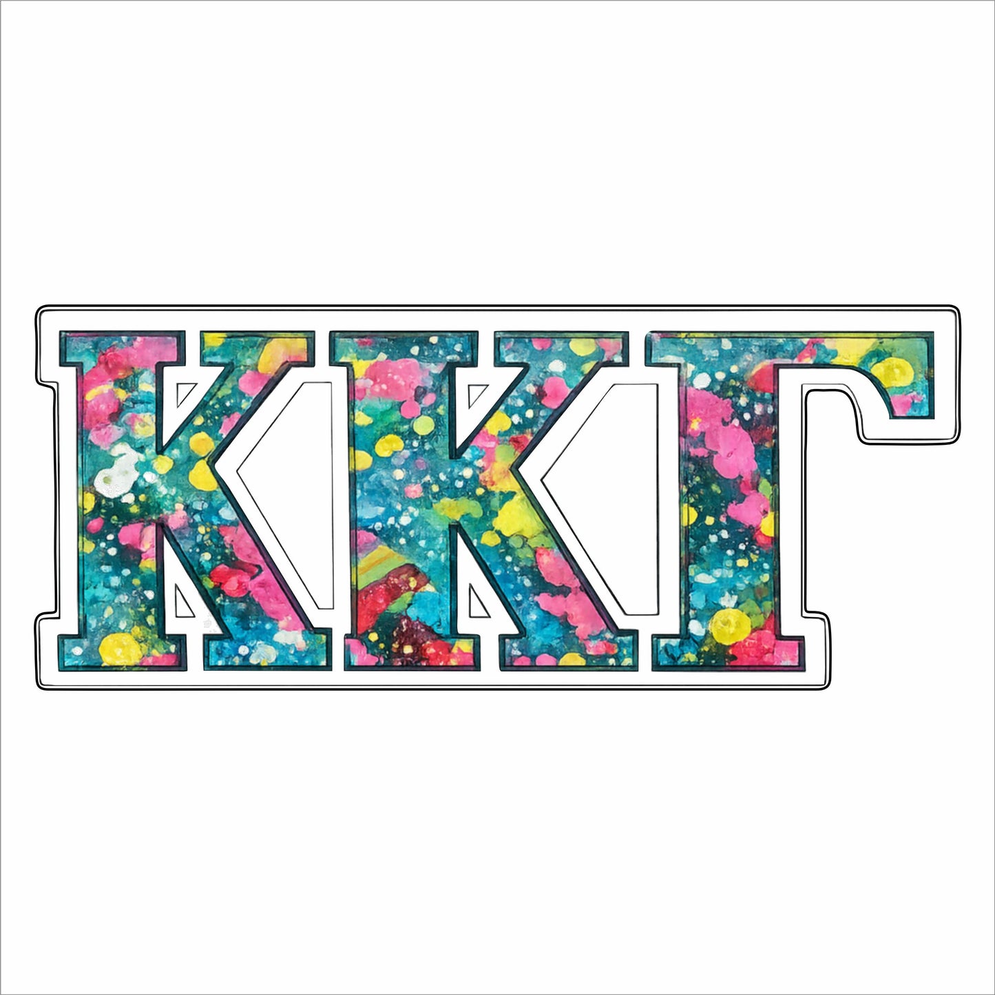 CYTA-154 Kappa Kappa Gamma | 0.50Acrylic Mini Contour
