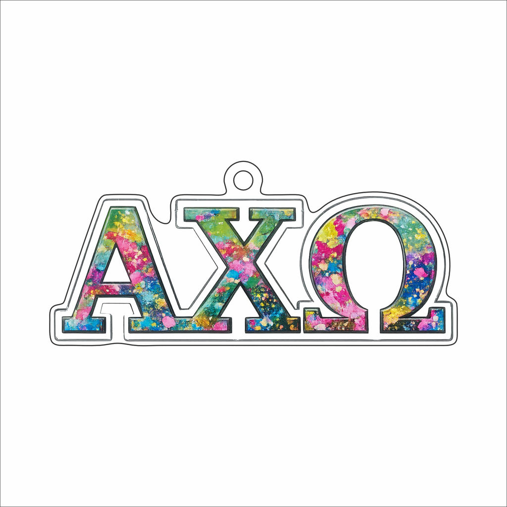 CYTA-156 A Chi O Ornament | 0.25Acrylic Ornament | Case of 25