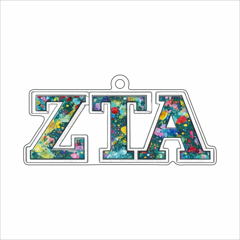 CYTA-157 Zeta Tau Alpha Ornament | 0.25Acrylic Ornament | Case of 25