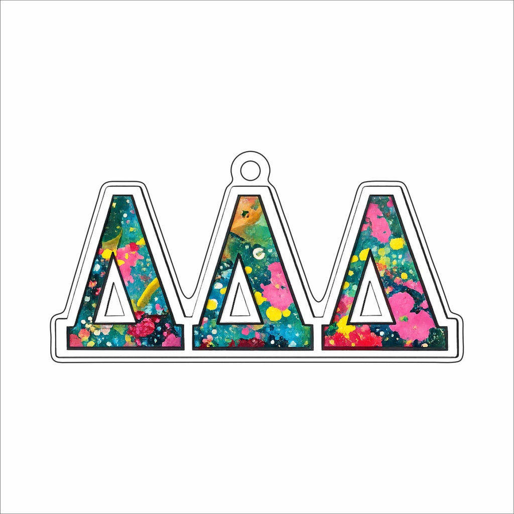 CYTA-161 Delta Delta Delta Ornament | 0.25Acrylic Ornament | Case of 25