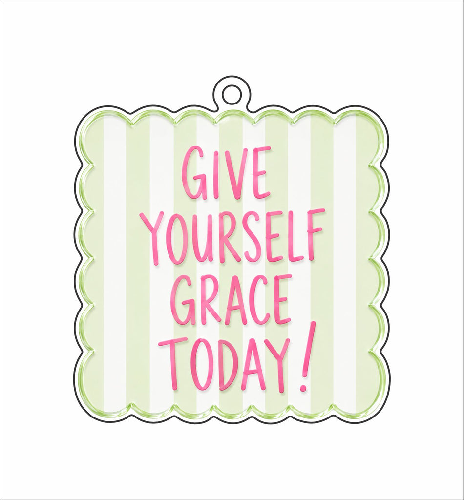 CYTA-164 Give Yourself Grace Ornament | 0.25Acrylic Ornament | Case of 25