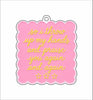 CYTA-165 Praise You Ornament | 0.25Acrylic Ornament | Case of 25