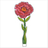 Carmine Peony | 0.25in. Acrylic Floral